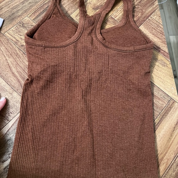 Lululemon Ribbed Brown Tank Top - Picture 2 of 4